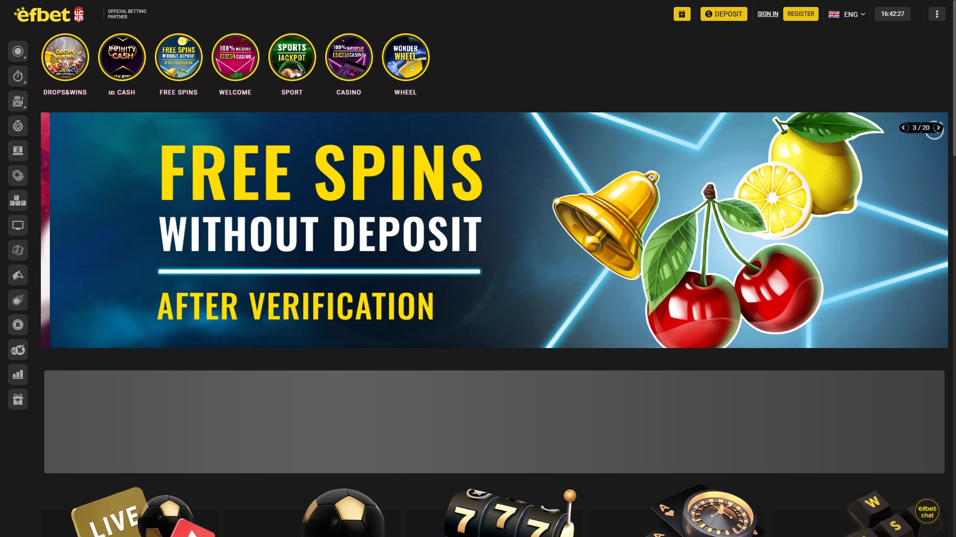 Efbet Casino screenshot 1