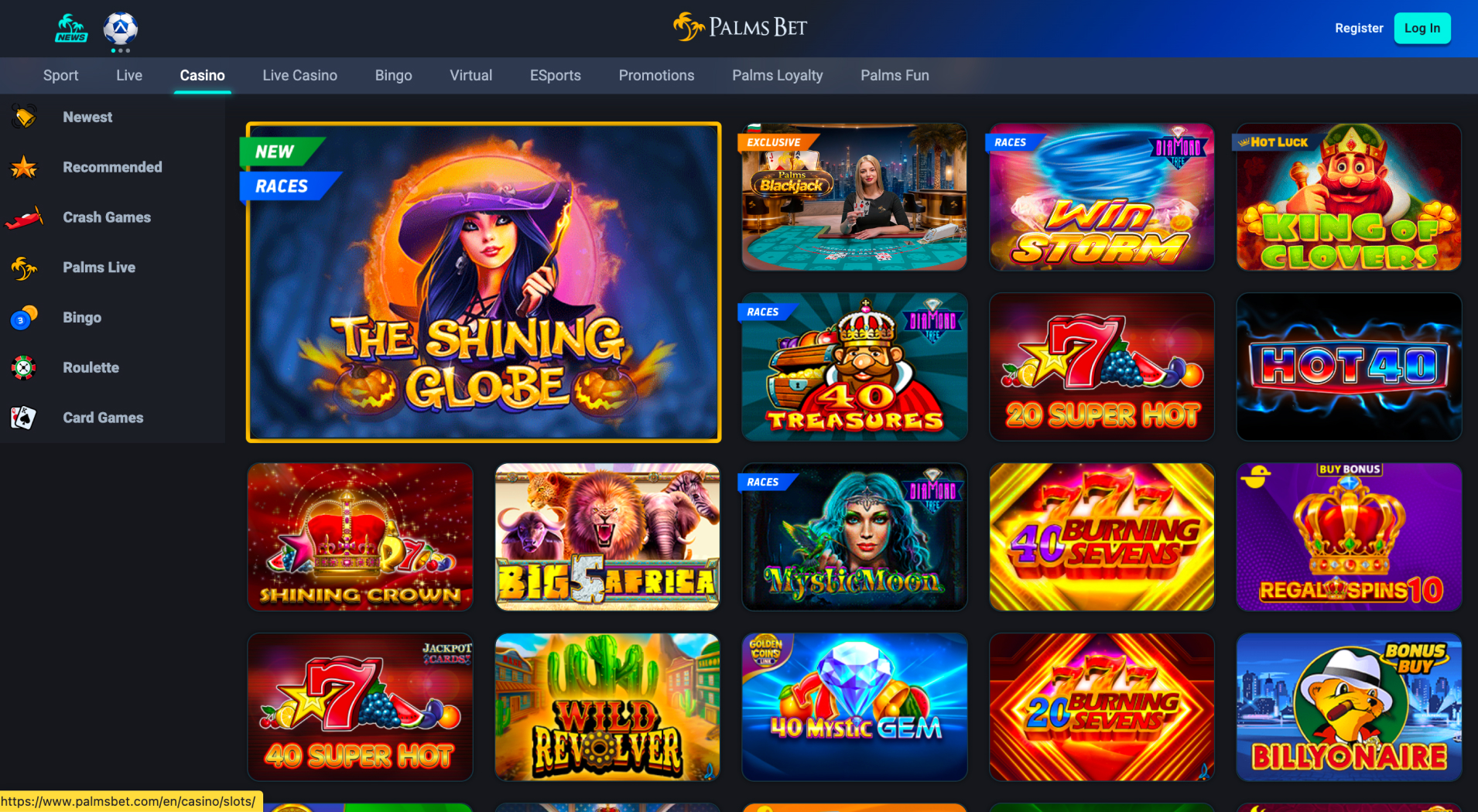 Palms Bet Casino screenshot 4