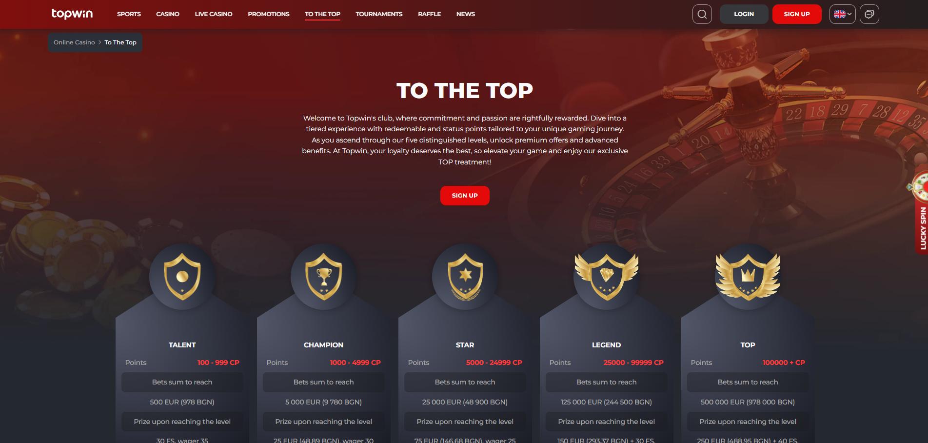 Topwin Casino screenshot 4