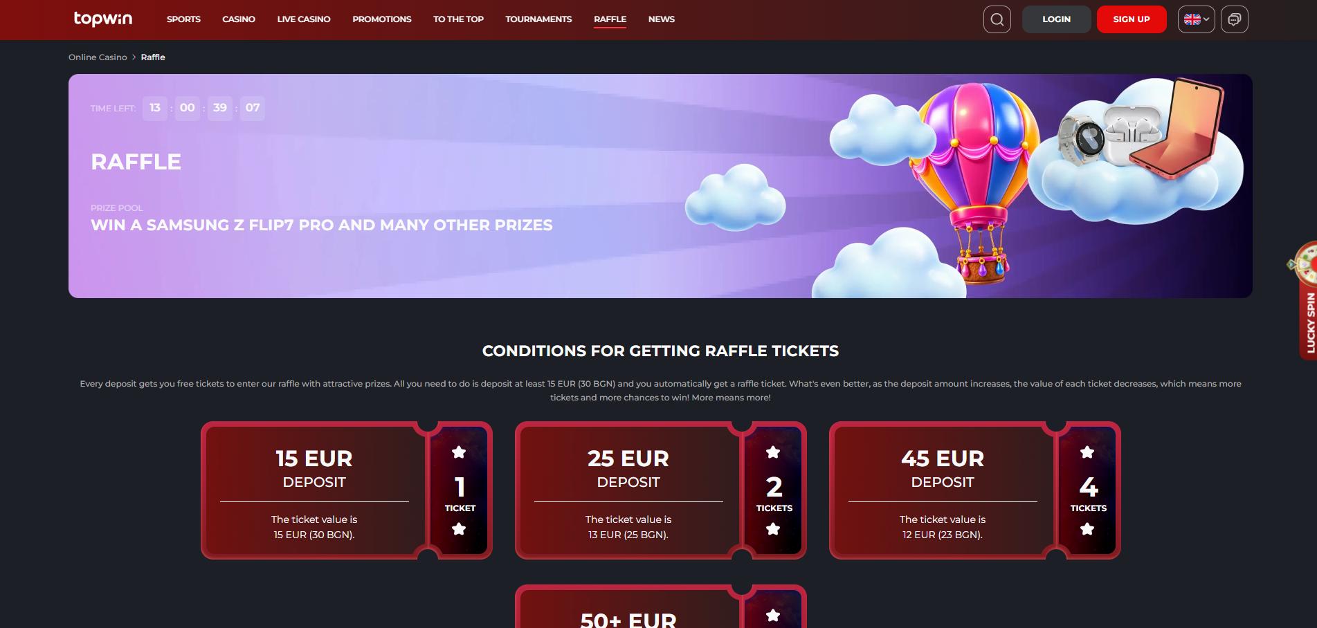 Topwin Casino screenshot 5