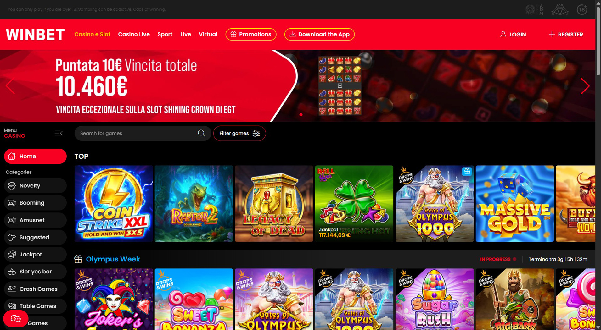 5. Winbet Casino
