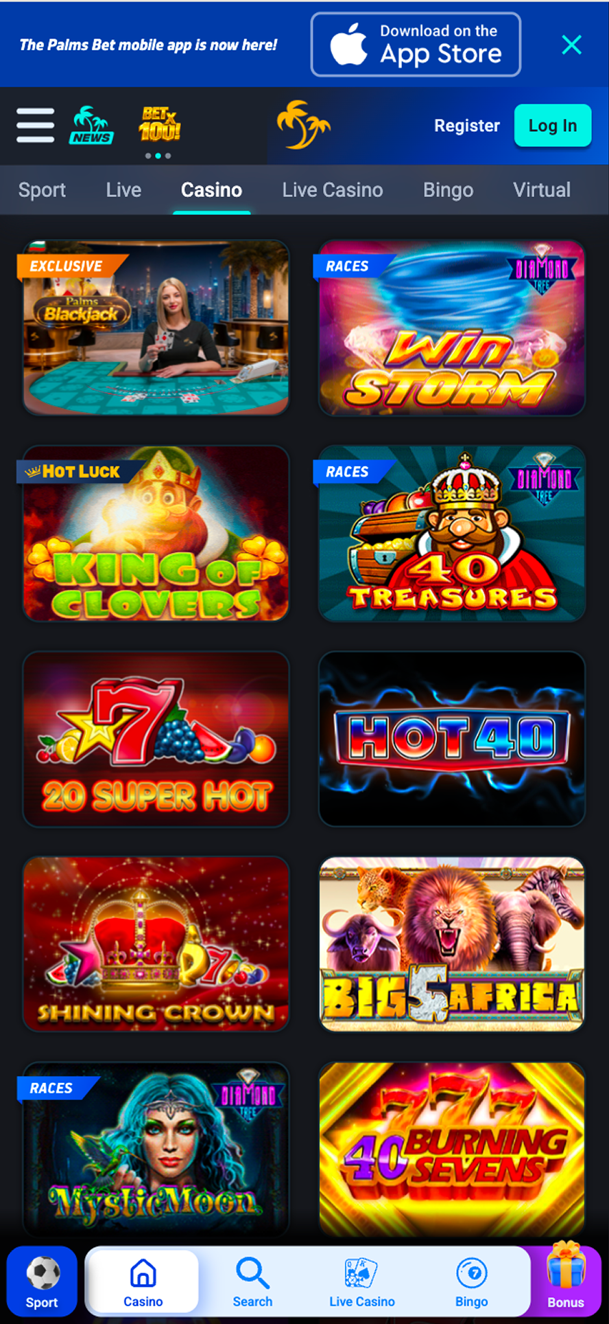 Palms Bet Casino